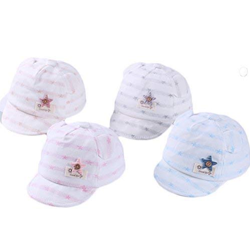 DANMY Baby Boy Baseball Cap Striped Sunhat Sun Protection Bow Hat