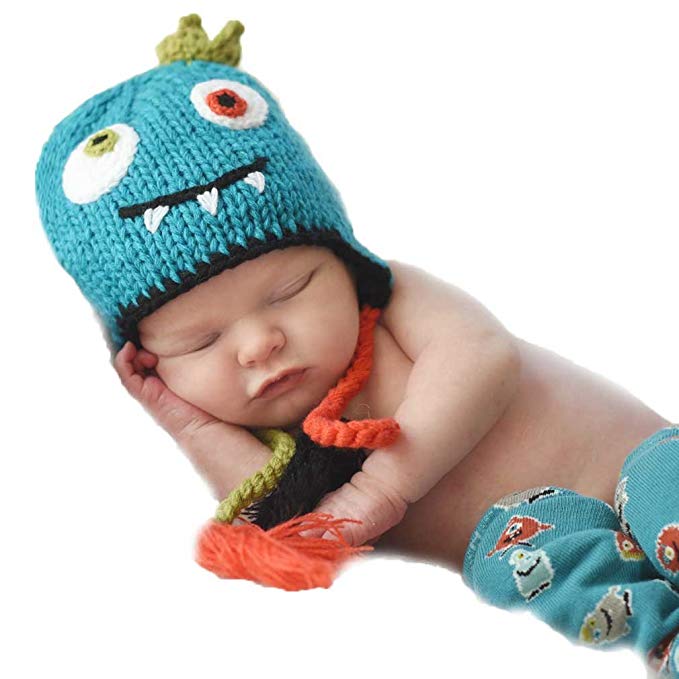 Huggalugs Baby and Toddler Monster Beanie Hat