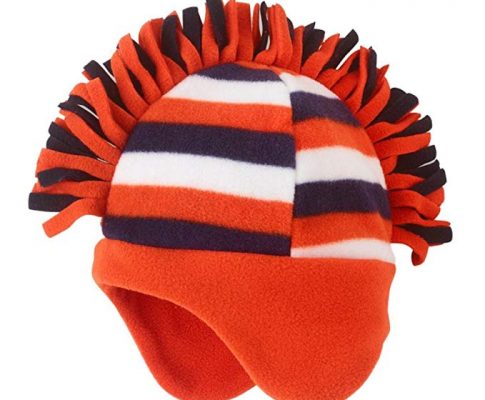 The Children’s Place CP Infant Boys Striped Orange Fleece Mohawk Style Trapper Hat 12-24 Months Review