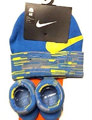 Nike Baby Boys Big Swoosh Graphic Print Hat & Booties Set 0-6M Review