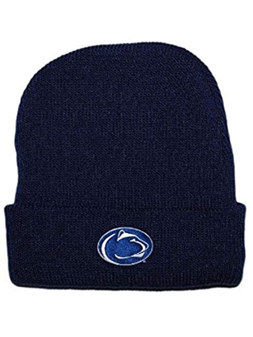 Penn State Nittany Lions NCAA College Newborn Baby Knit Hat Cap (Newborn, Colored)