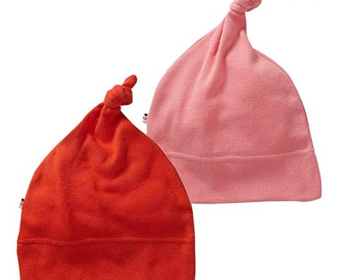 Babysoy Eco Knot Beanie Hat Pack of 2 (0-6 Months, Tomato + Rose) Review