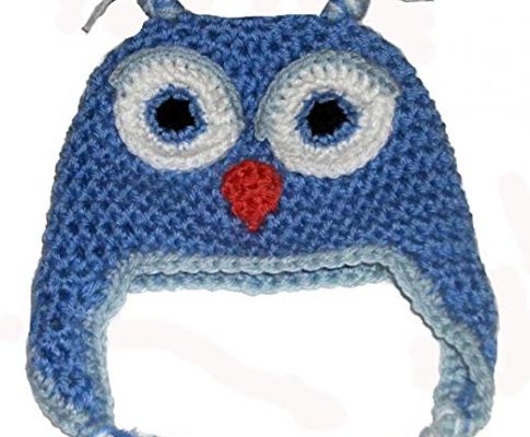 Sweet Lullabiez Handmade Bluebell & Gray Owl Beanie / Hat Size 4T-5T Review