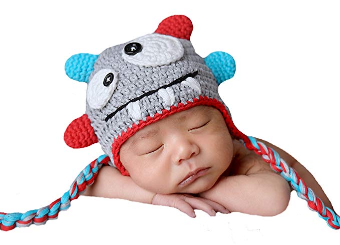 Melondipity's Baby Monster Hat - Newborn, Baby and Toddler Boys