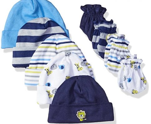 Gerber Baby Pack of 5 Caps & 4 Mittens Review