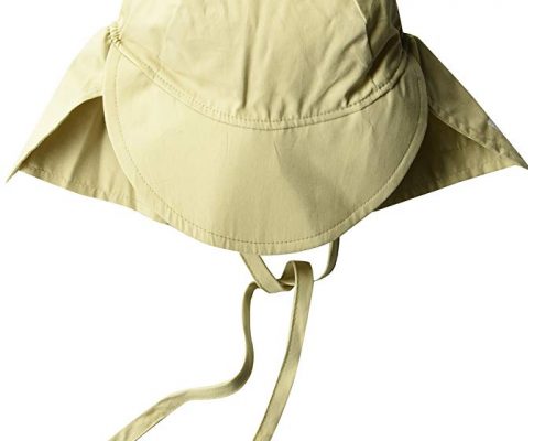 Flap Happy Baby Boys’ Original Flap Hat with Ties UPF 50+ – Brown – Medium (6-12 M) Review