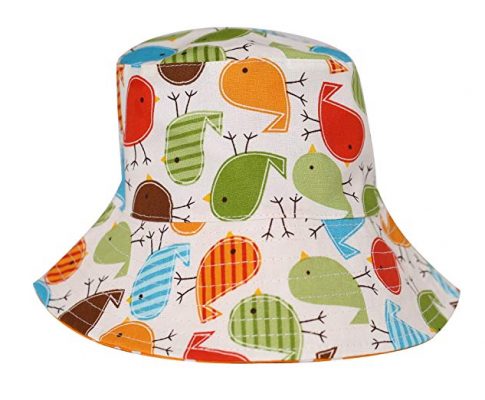 Gongzhumama Baby Boy’s Sun Protection Beach Bucket hat UPF 50+ Cute Birds Review