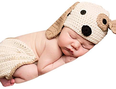 Melondipity Perfect Puppy Dog Baby Hat & Diaper Cover SET – Newborn / Infant Review