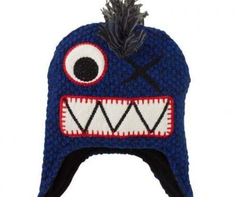 CP Infant & Boys Blue Knit Monster Trapper Hat Baby Beanie 6-12 months Review