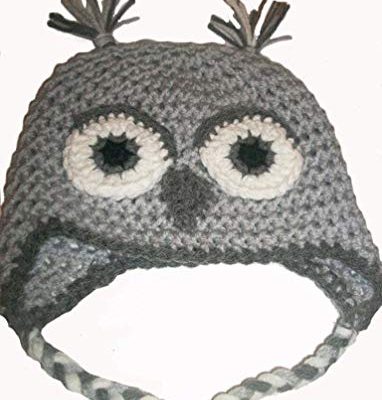 Sweet Lullabiez Handmade Gray Owl Beanie / Hat Size 2T-3T Review