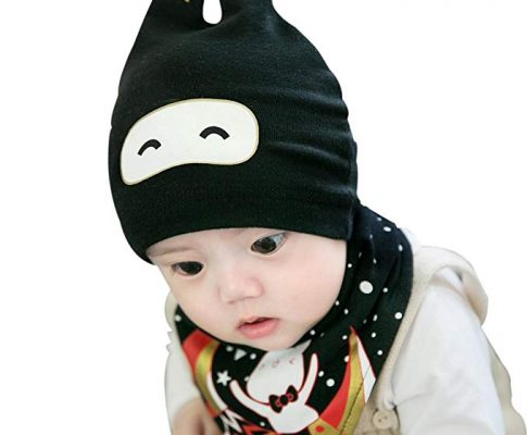 GZMM Unisex Newborn Baby Cotton Beanie Hat and Bib Set 0-18months Review