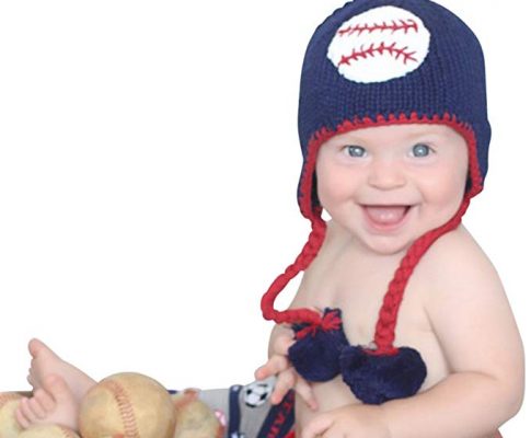 Melondipity Boys Baby Baseball Hat – Premium Handmade Blue Knit Beanie Review