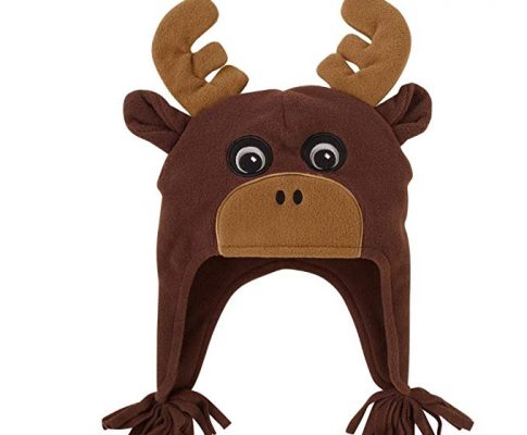 CP Infant & Toddler Boys Brown Fleece Moose Peruvian Trapper Hat Review