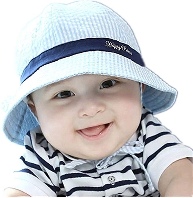 Toddler Infant hats,Unisex Baby Kid Child Summer Sun Protection Outdoor Beach Bucket Cap Hat for 0-3-6-12 months