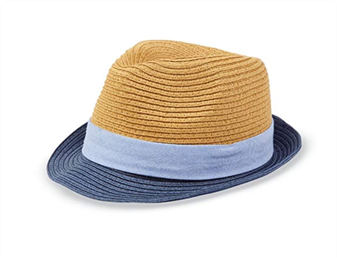 Mud Pie Baby-boys Straw Fedora Hat