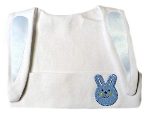 Jacqui’s Baby Boys’ White Bunny Hat with Blue Face Review