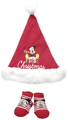 Disney Baby-Boys Newborn Mickey My First Christmas Set