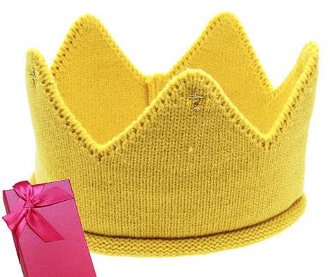 Elesa Miracle Baby Boy Girl Crown Hat Baby Boy Birthday Hat Toddler Knit Crochet Warm Beanie Cap Review