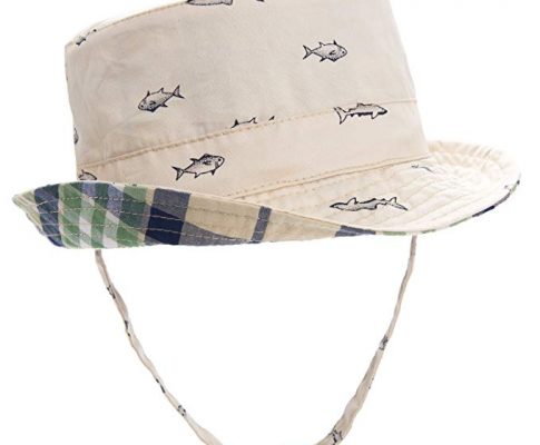 Eriso Baby Toddler Plaid Bucket Reversible Sun Protection Animal Hat Review