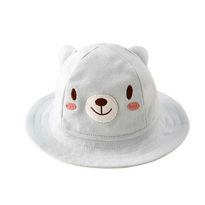 Baby Sun Hat Animal Bucket Hat with Wide Brim for Boys & Girls Autumn Summer
