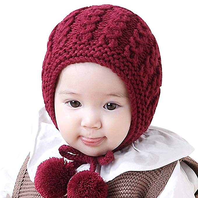 IMLECK Infant Baby Toddler Lovely Cotton Knit Hat