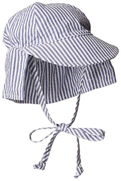 Flap Happy Baby Boys' UPF 50+ Original Flap Hat with Ties