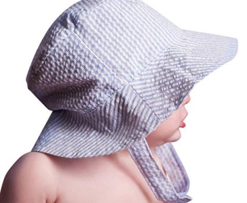 Huggalugs Baby and Toddler Boys Blue Seersucker Bucket Hat Review