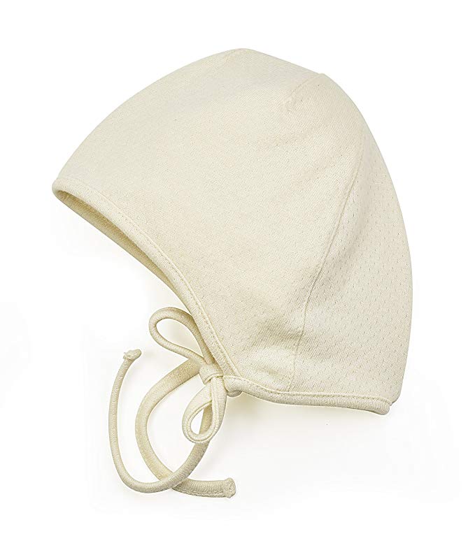 Amoureux Bebe Newborn Baby Cotton Bonnet Hat - Soft Turkish 100% Cotton Pointelle Hat Bonnet.