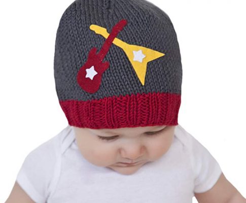 Zooni By Melondipity Gray Baby Boys Hat – Guitar with Dueling Guitar Applique Review