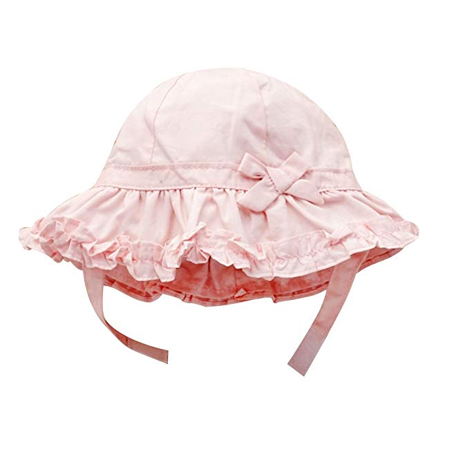 IMLECK Baby Sun Hat Drawstring Adjust Head Size, Breathable 50+ UPF