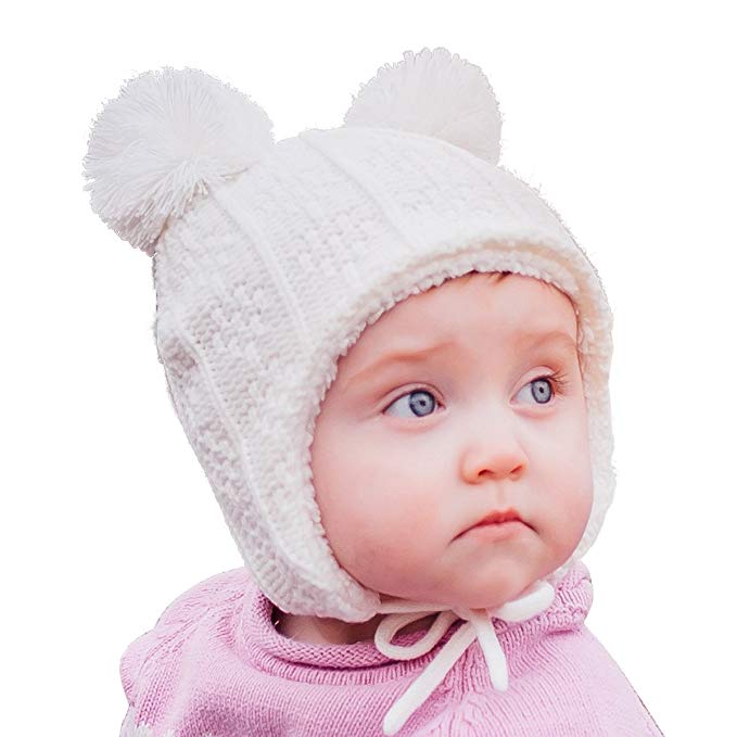 Twinklebelle Baby Kids Winter Beanie Hat Mittens Set