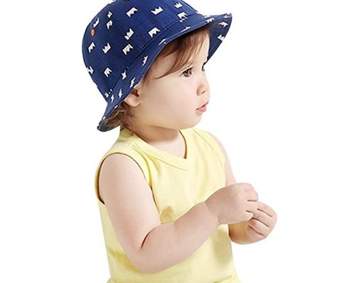 IMLECK UPF 50+ UV Ray Sun Protection Baby Blue Hat with Drawstring Review