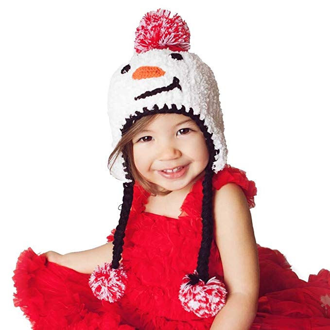 Huggalugs Baby and Toddler Boys or Girls Snowman Beanie Hat