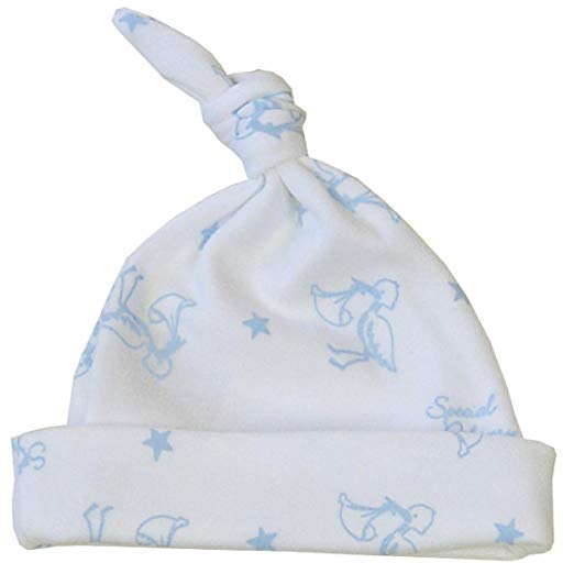 Baby Clothes Boys Knotted Hat Newborn to 12 Months VARIOUS BLUE DESIGNS