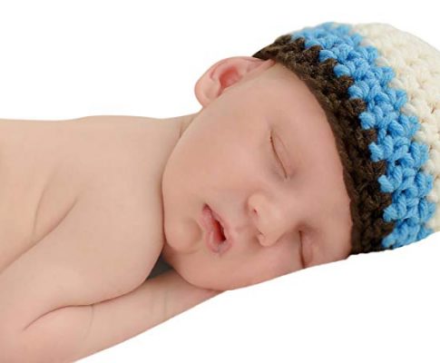 Melondipity Boys Blue Mountain Crochet Baby Hat – Striped Beanie & Hospital Cap Handmade Review