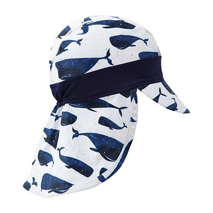 YOBAAF UPF 50+ Baby & Toddler Flap Sun Protection Swim Hat