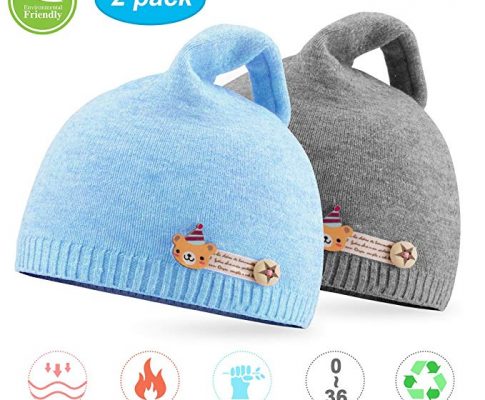 NIOFEI Baby Winter Beanie Hats For Unisex Baby Boys Girls Soft Cotton Cute Toddler Infant Kids Knit Beanies Hats Caps Review
