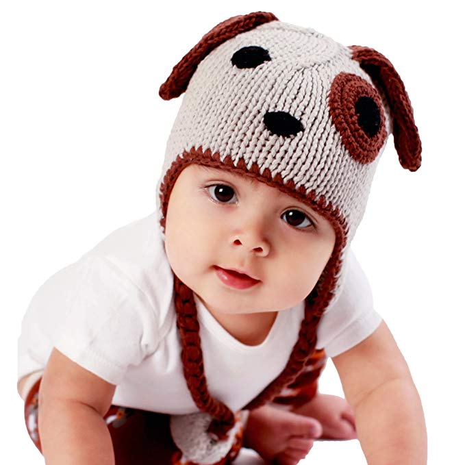 Huggalugs Baby and Toddler Boys or Girls Puppy Dog Beanie Hat